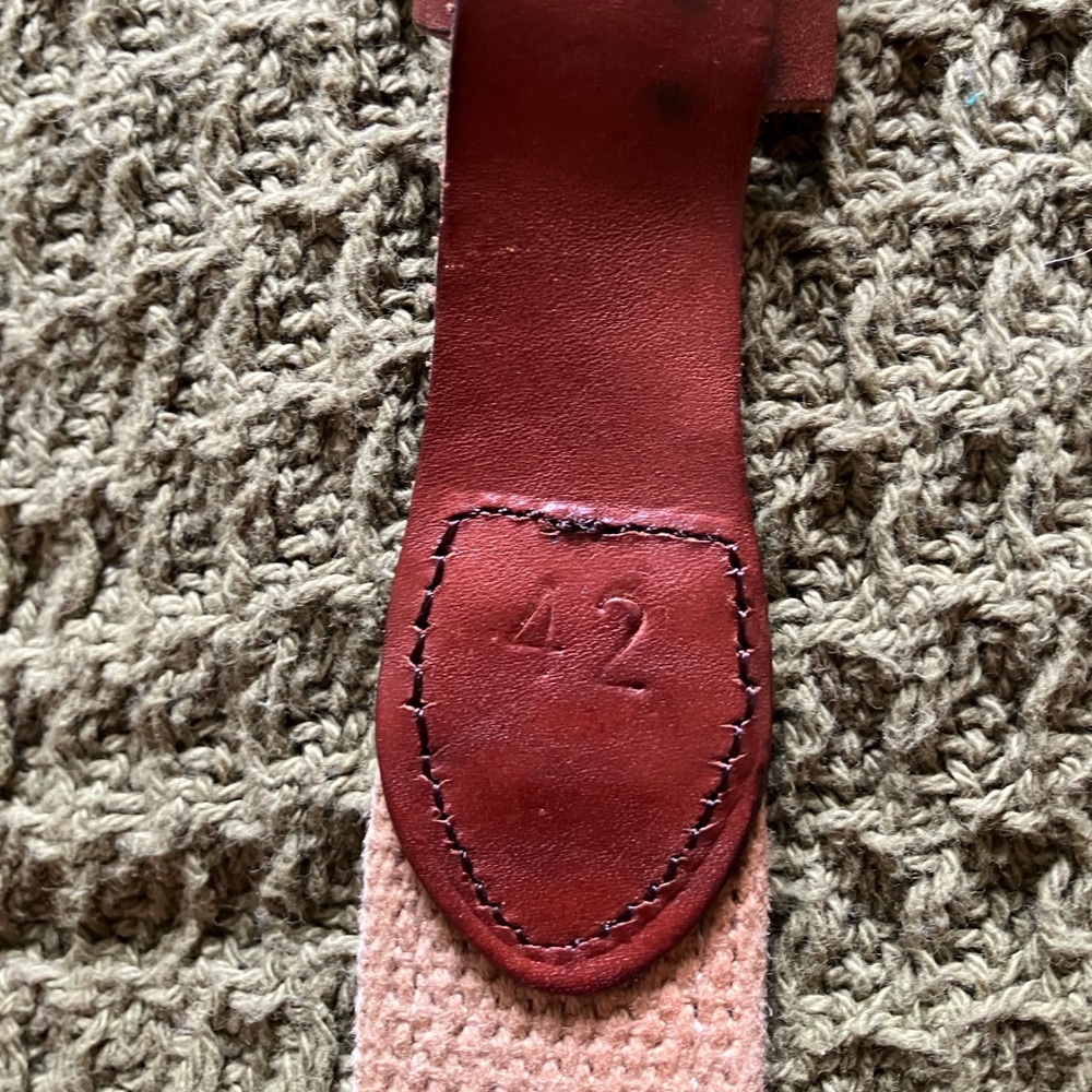 Leather Man LTD Skull and Bones belt - Picture 4 of 5